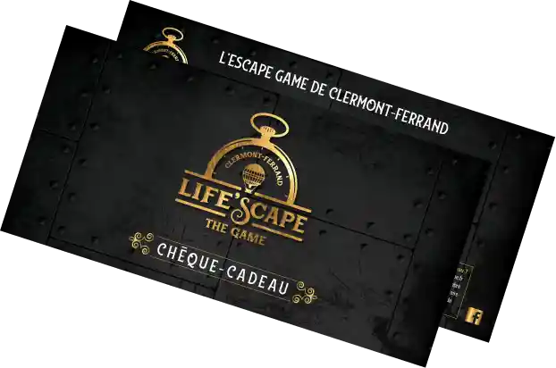 Chèque-cadeau escape game Life'Scape à Clermont-Ferrand